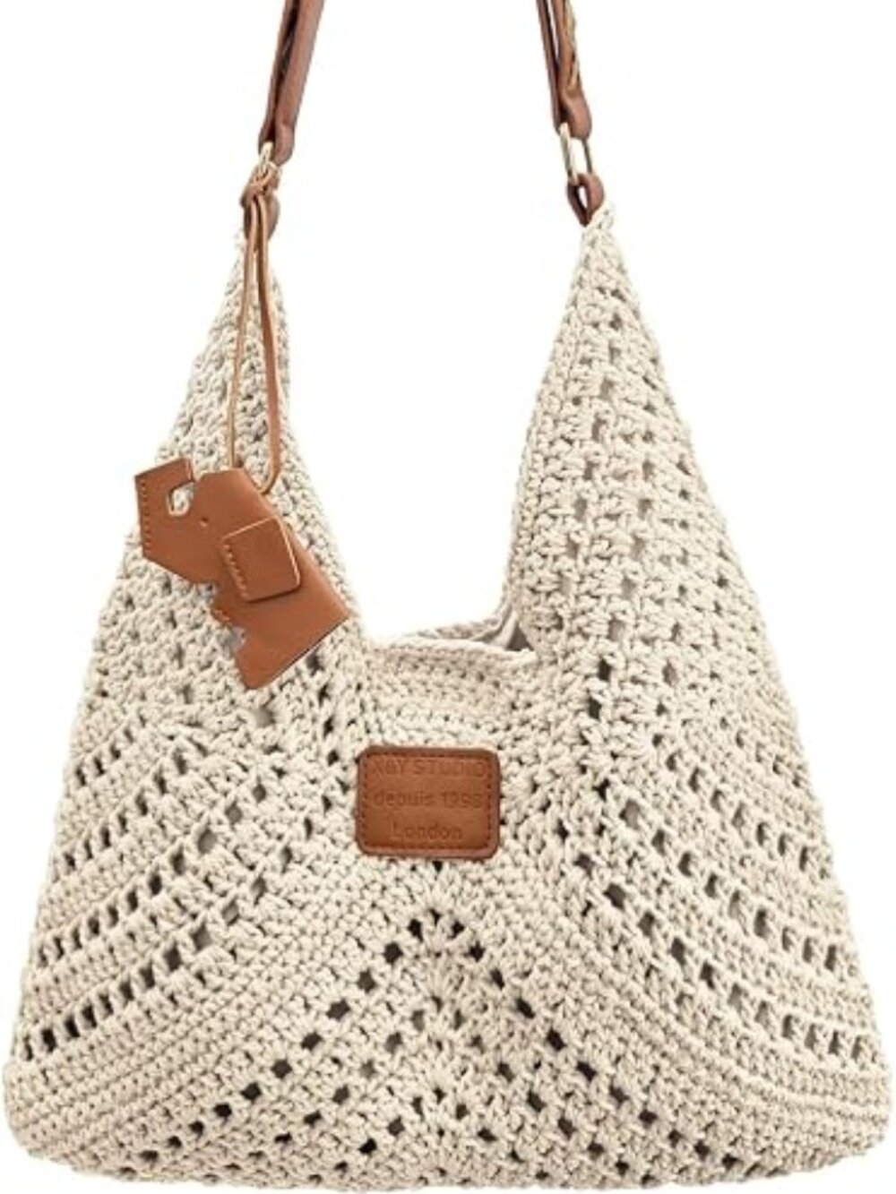 BRAND NEW Crochet Beach Tote Bag for Women 2026